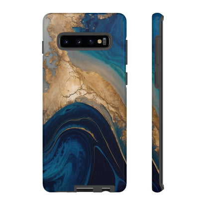 Golden Azure Swell - TOUGH PHONE CASE