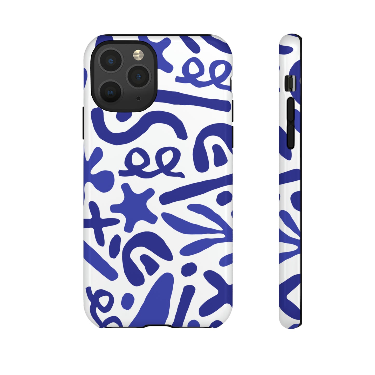 BlueSym Pattern - TOUGH PHONE CASE