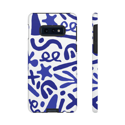 BlueSym Pattern - TOUGH PHONE CASE