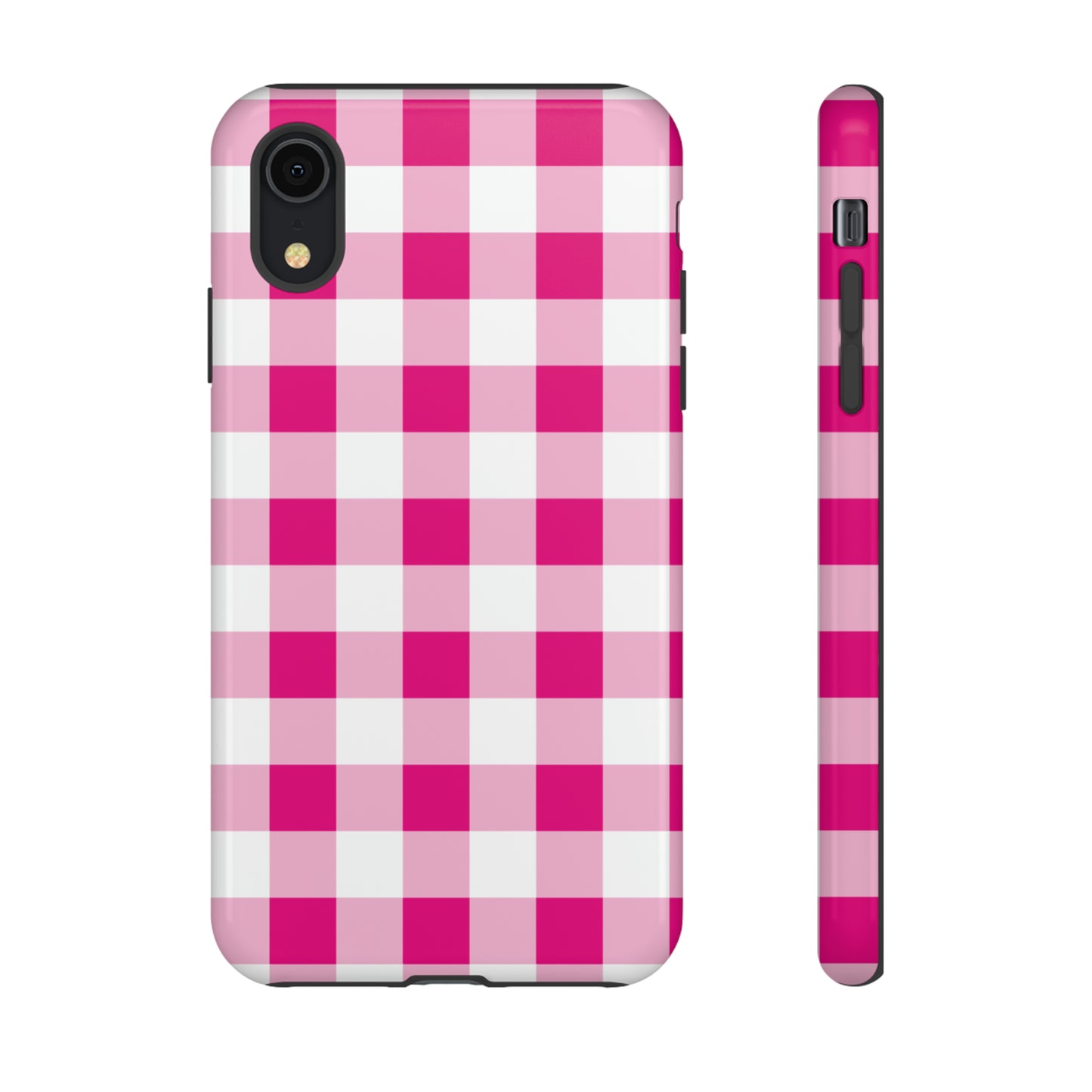 Pink Checkered - TOUGH PHONE CASE