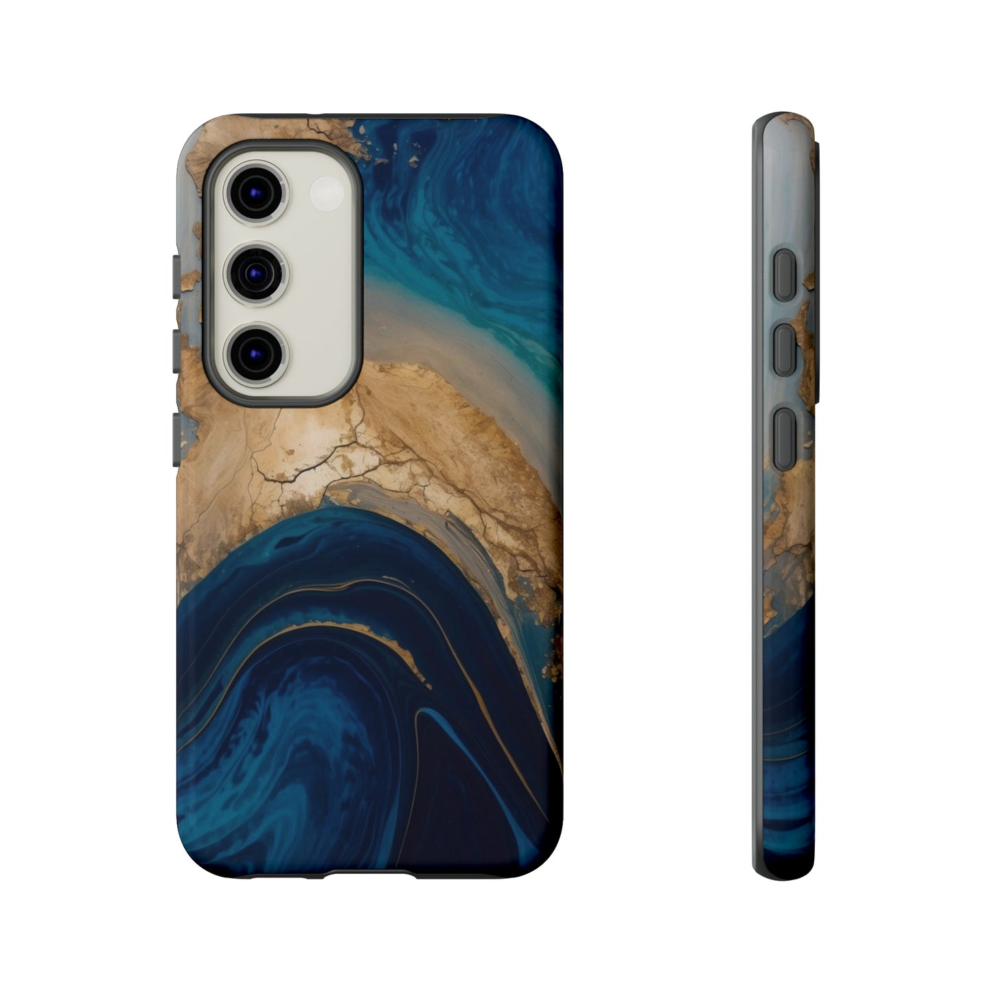 Golden Azure Swell - TOUGH PHONE CASE