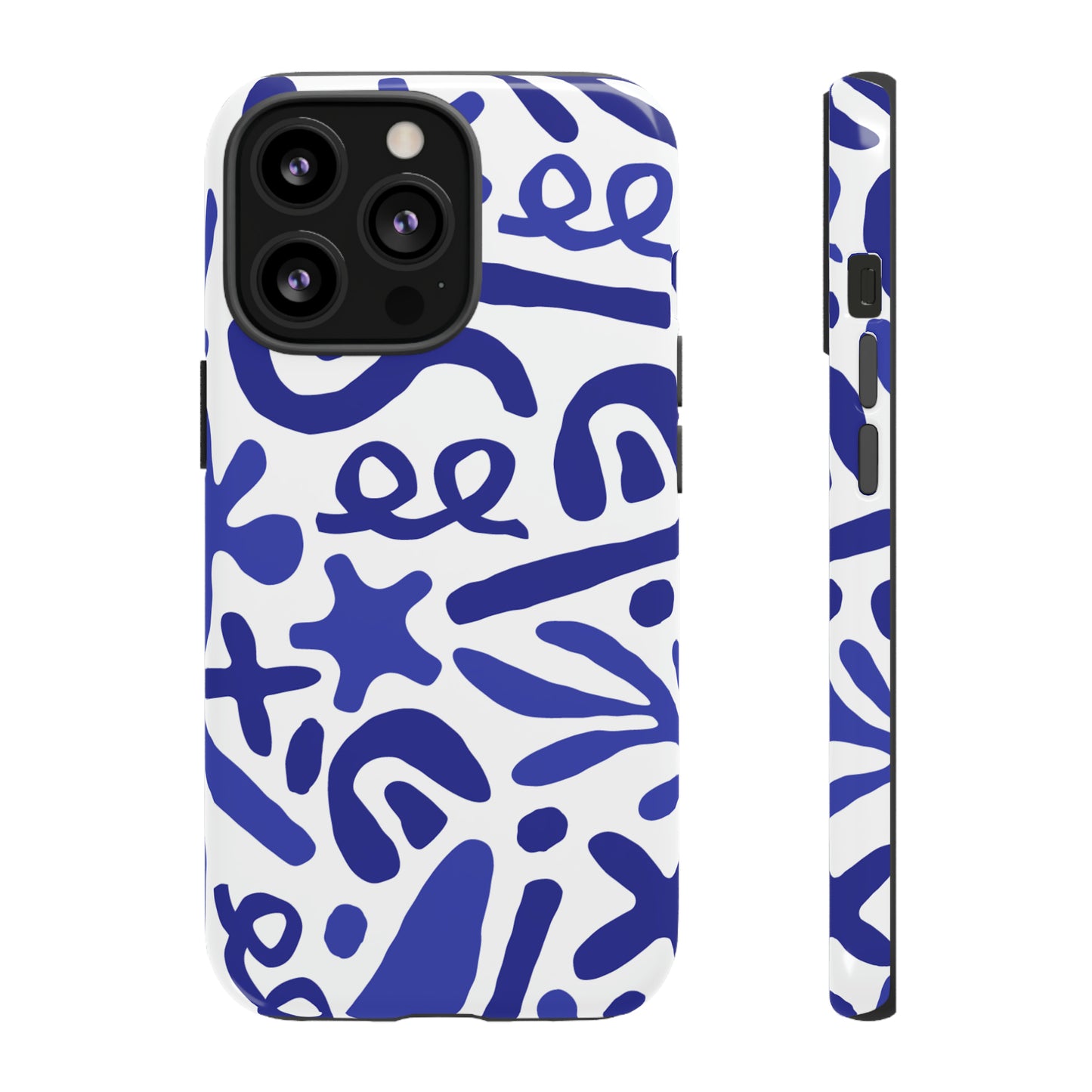 BlueSym Pattern - TOUGH PHONE CASE