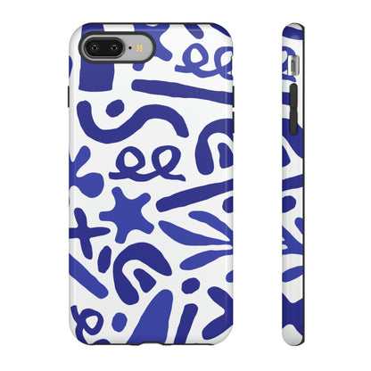 BlueSym Pattern - TOUGH PHONE CASE