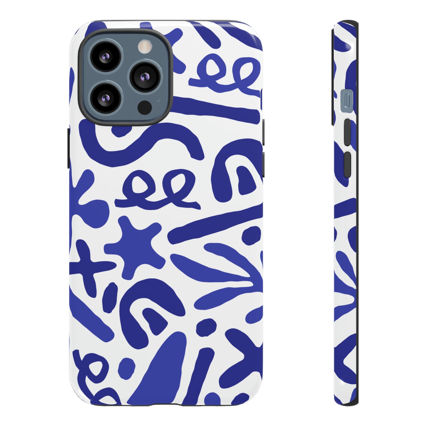 BlueSym Pattern - TOUGH PHONE CASE