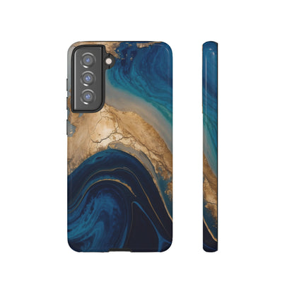 Golden Azure Swell - TOUGH PHONE CASE