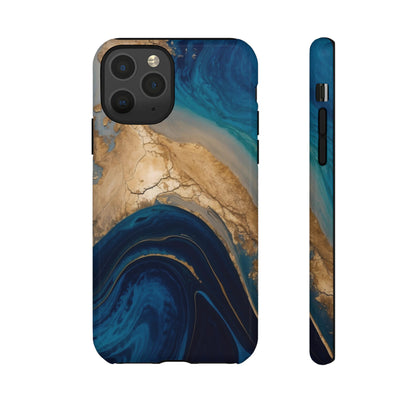 Golden Azure Swell - TOUGH PHONE CASE