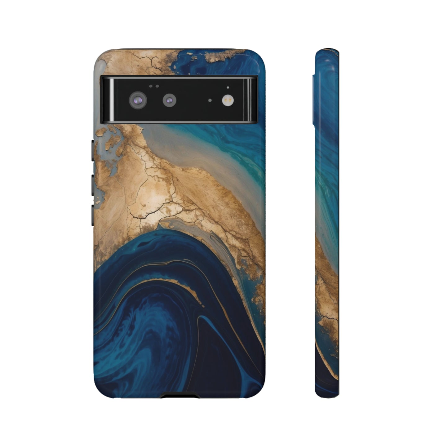 Golden Azure Swell - TOUGH PHONE CASE