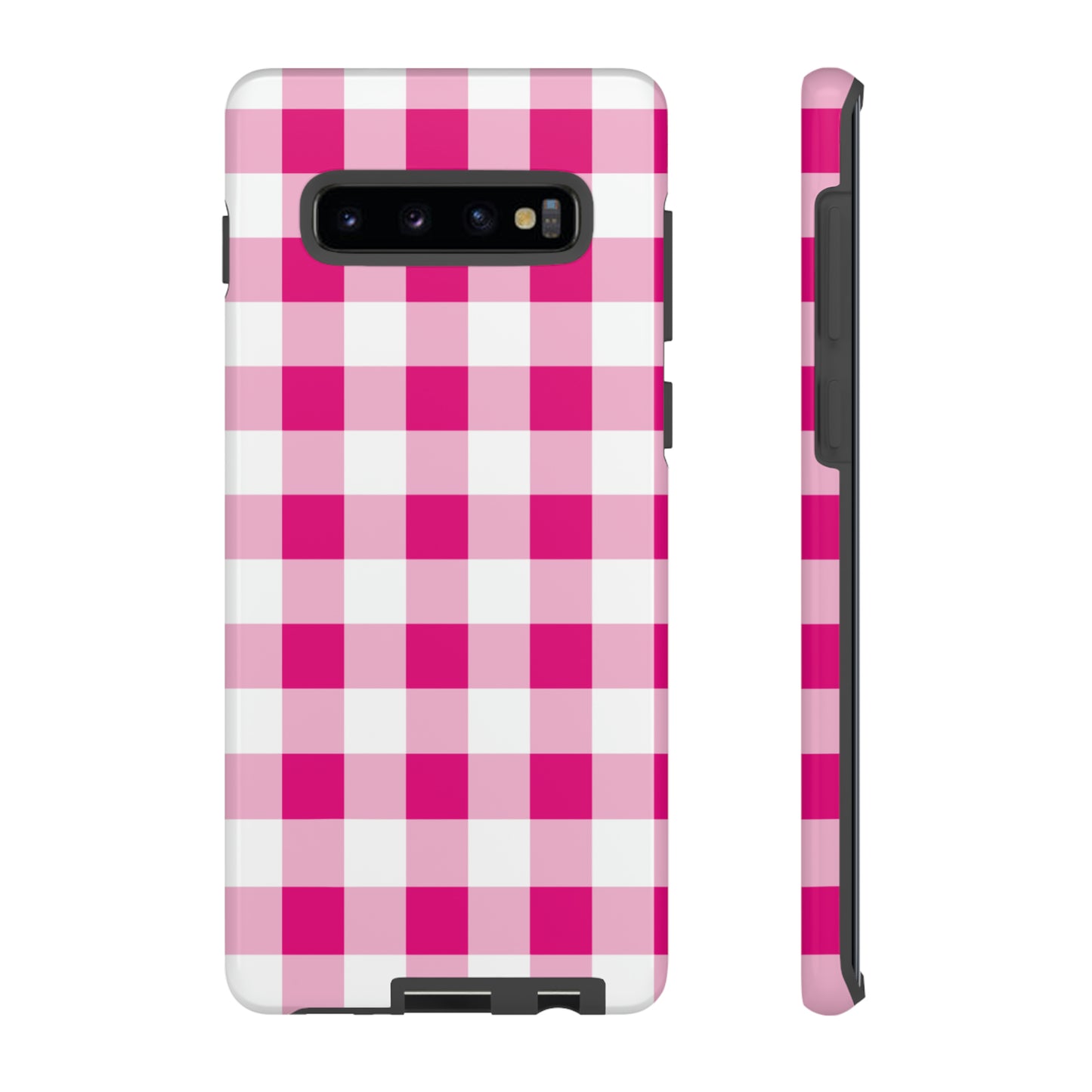 Pink Checkered - TOUGH PHONE CASE