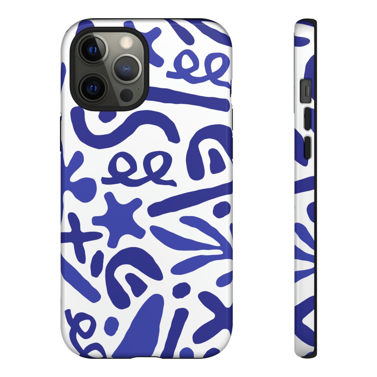 BlueSym Pattern - TOUGH PHONE CASE