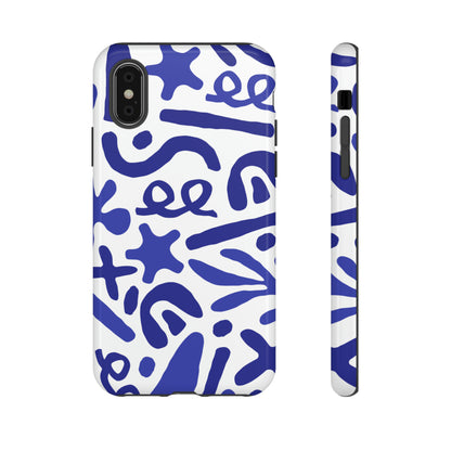 BlueSym Pattern - TOUGH PHONE CASE