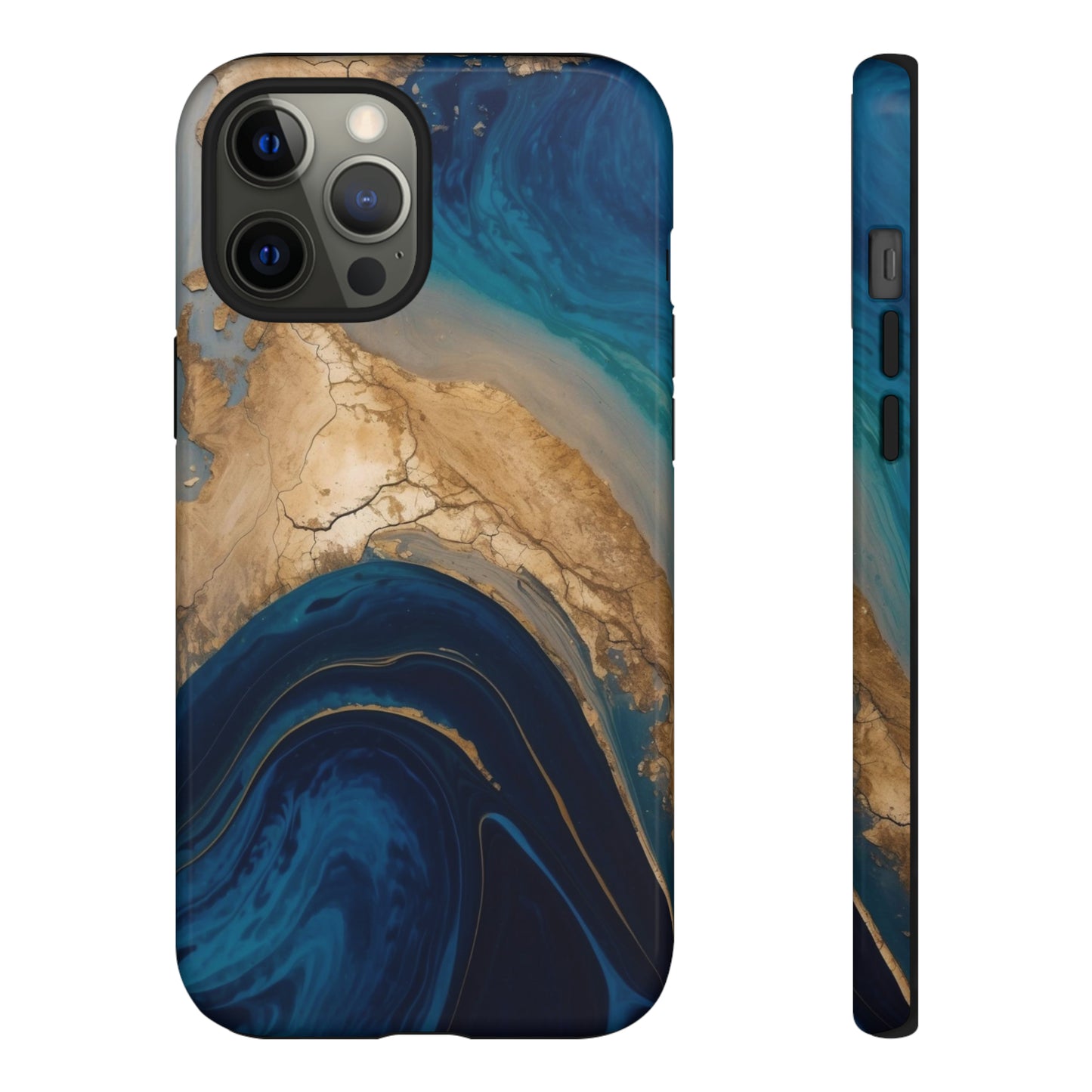 Golden Azure Swell - TOUGH PHONE CASE