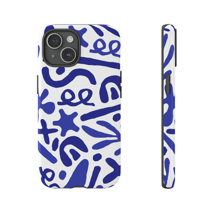 BlueSym Pattern - TOUGH PHONE CASE