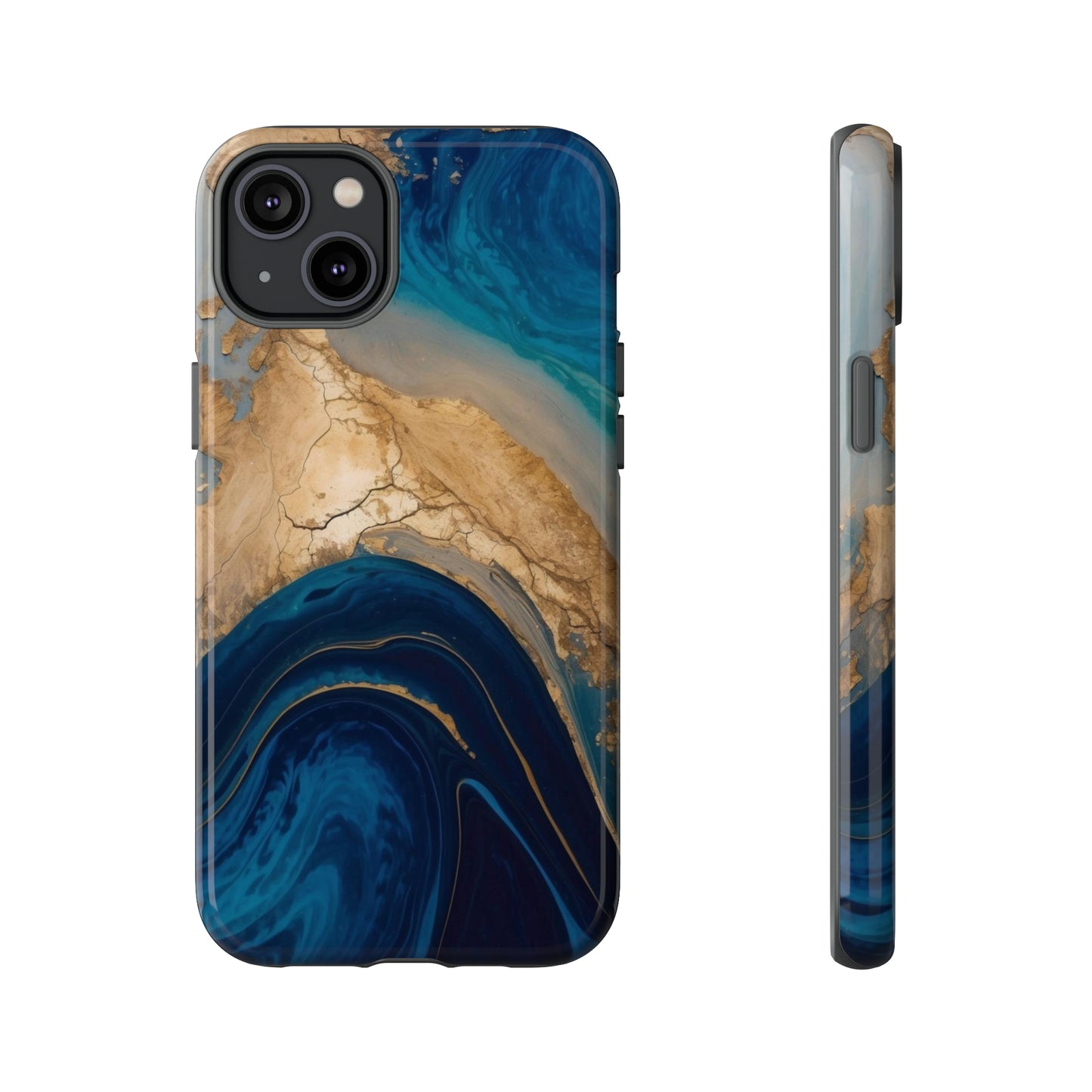 Golden Azure Swell - TOUGH PHONE CASE