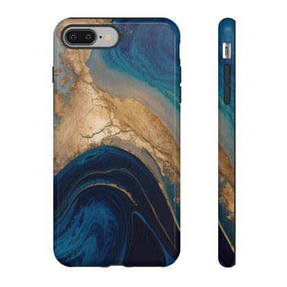 Golden Azure Swell - TOUGH PHONE CASE