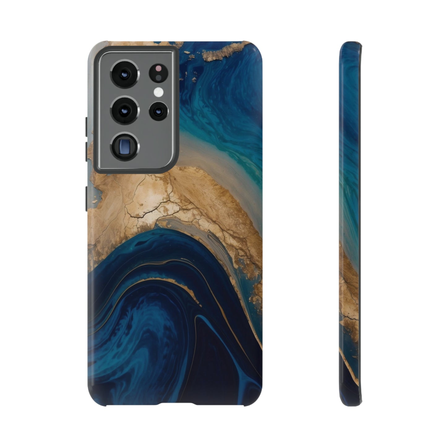 Golden Azure Swell - TOUGH PHONE CASE