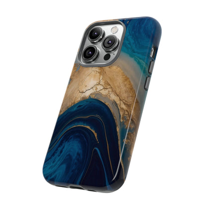 Golden Azure Swell - TOUGH PHONE CASE