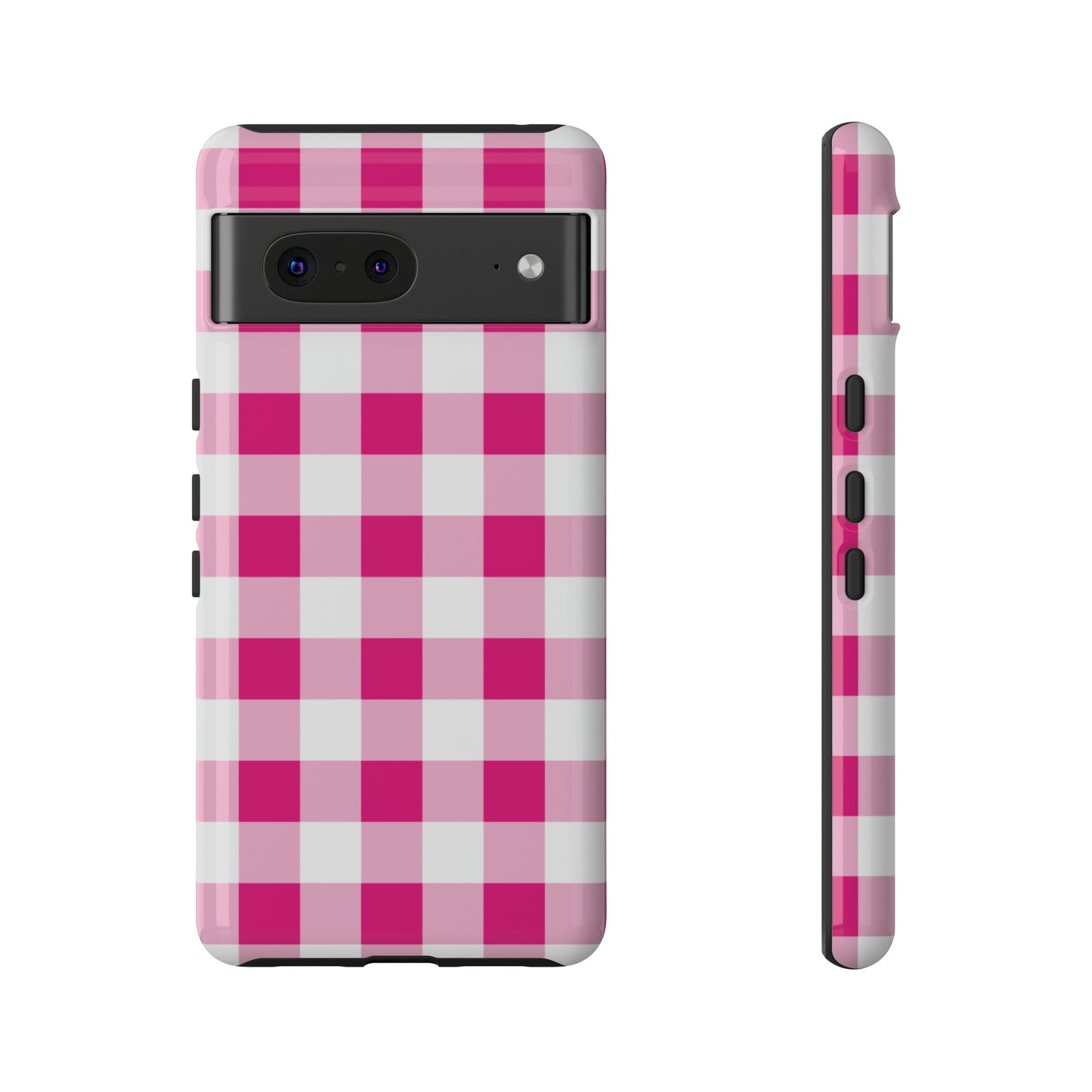 Pink Checkered - TOUGH PHONE CASE