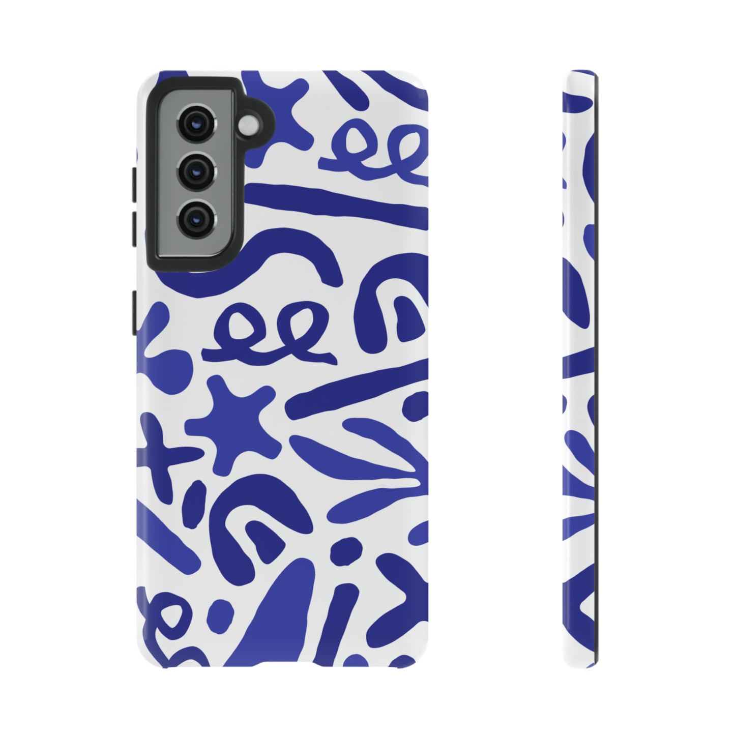 BlueSym Pattern - TOUGH PHONE CASE