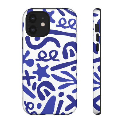 BlueSym Pattern - TOUGH PHONE CASE