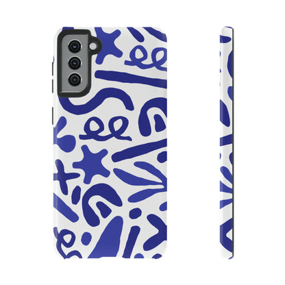 BlueSym Pattern - TOUGH PHONE CASE