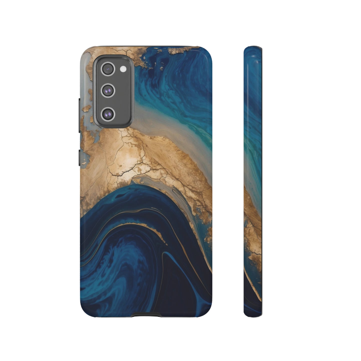 Golden Azure Swell - TOUGH PHONE CASE