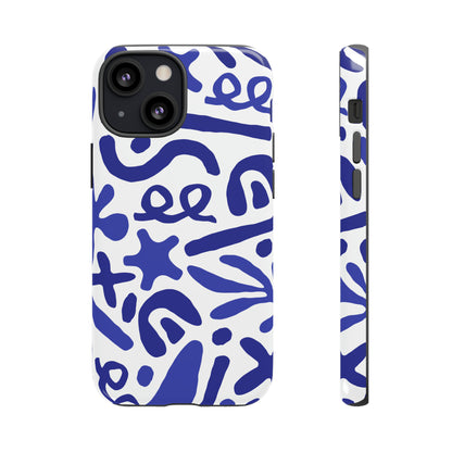 BlueSym Pattern - TOUGH PHONE CASE