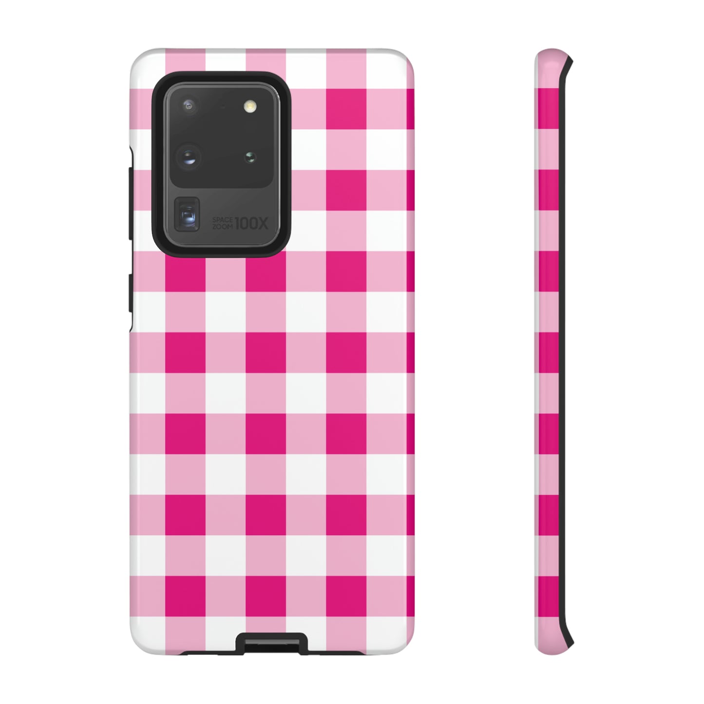 Pink Checkered - TOUGH PHONE CASE