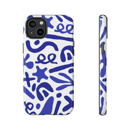 BlueSym Pattern - TOUGH PHONE CASE