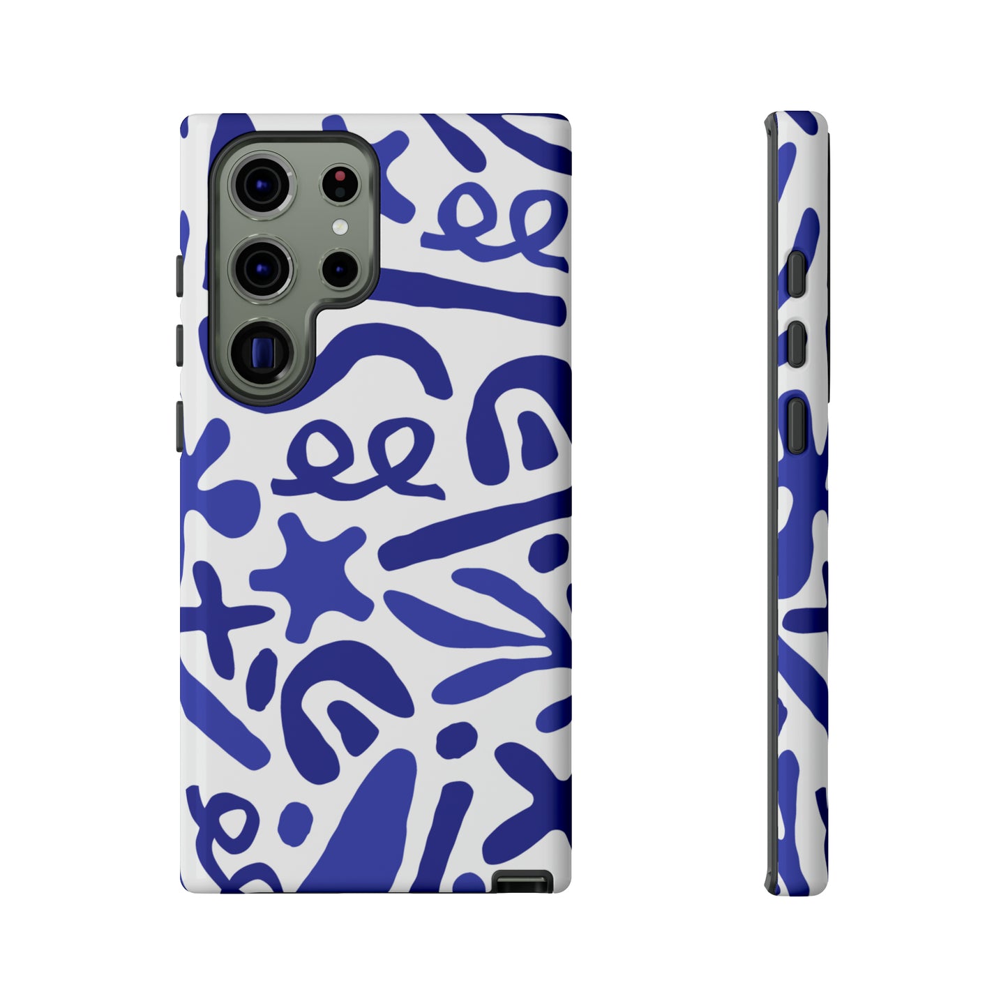 BlueSym Pattern - TOUGH PHONE CASE