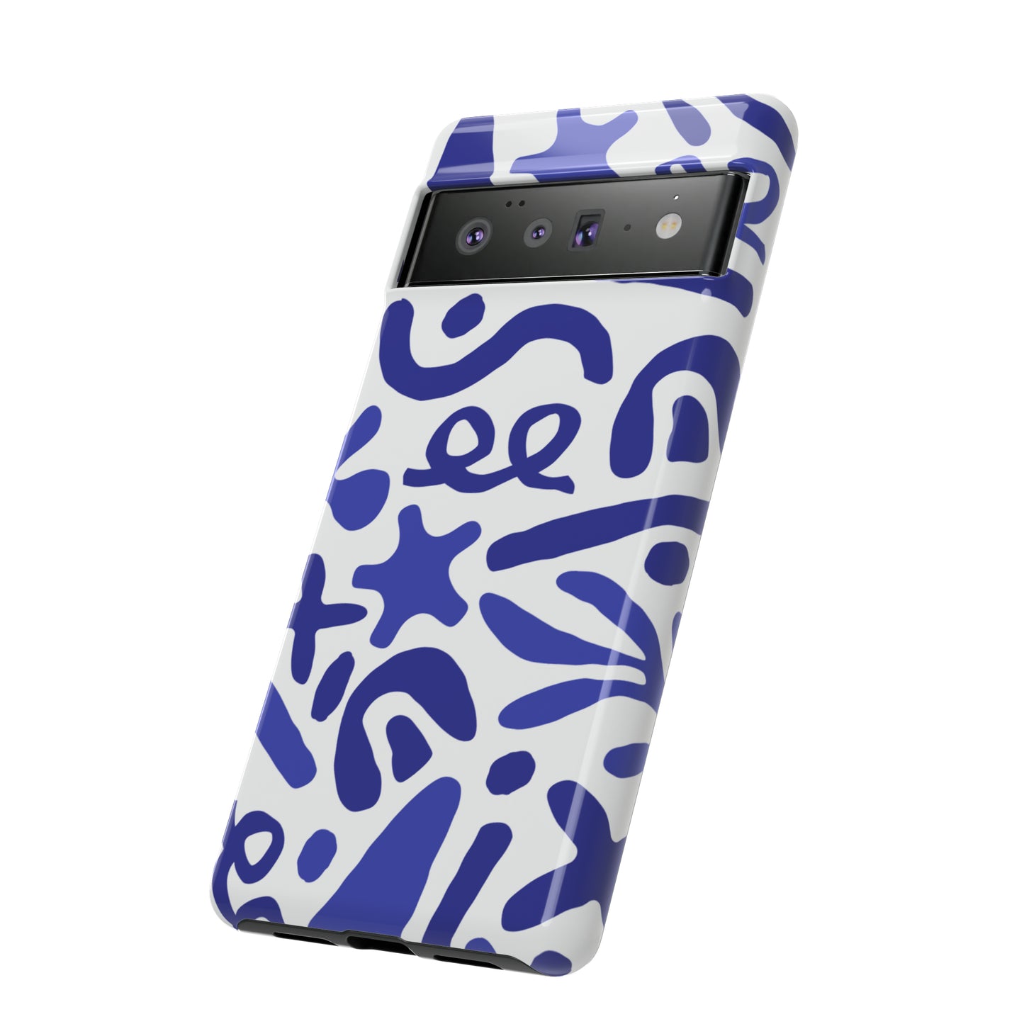 BlueSym Pattern - TOUGH PHONE CASE