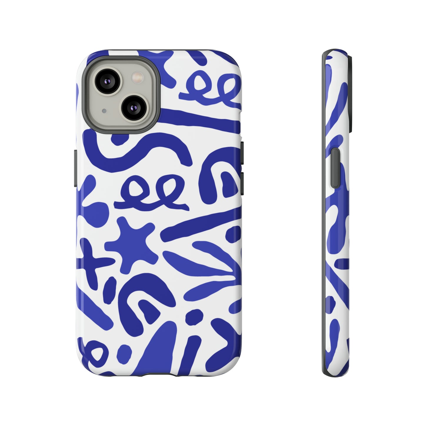 BlueSym Pattern - TOUGH PHONE CASE