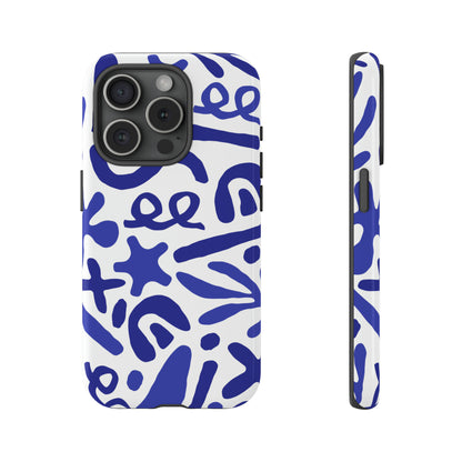 BlueSym Pattern - TOUGH PHONE CASE