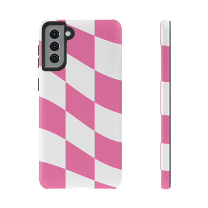 Rosy Gingham - TOUGH PHONE CASE