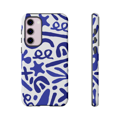 BlueSym Pattern - TOUGH PHONE CASE