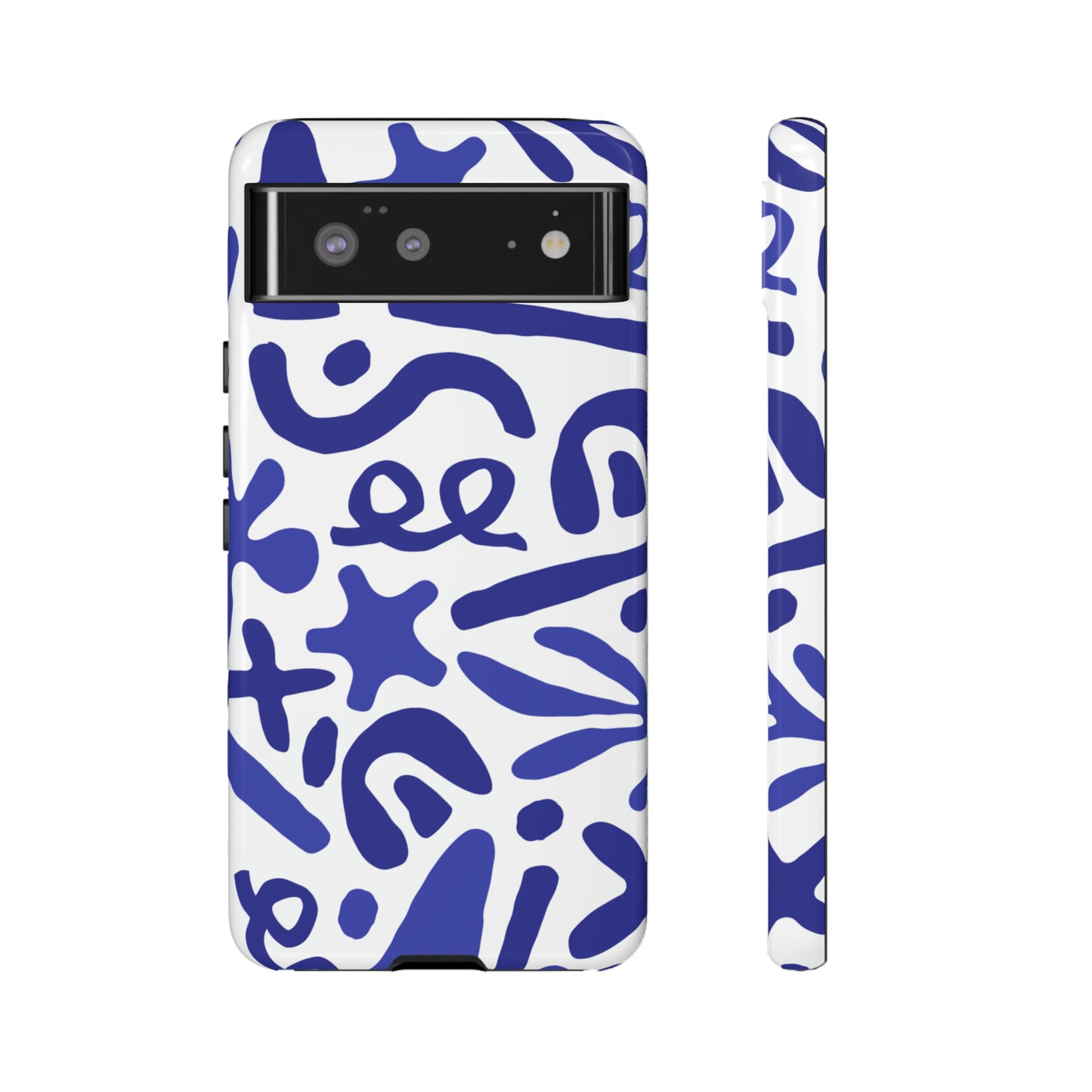 BlueSym Pattern - TOUGH PHONE CASE