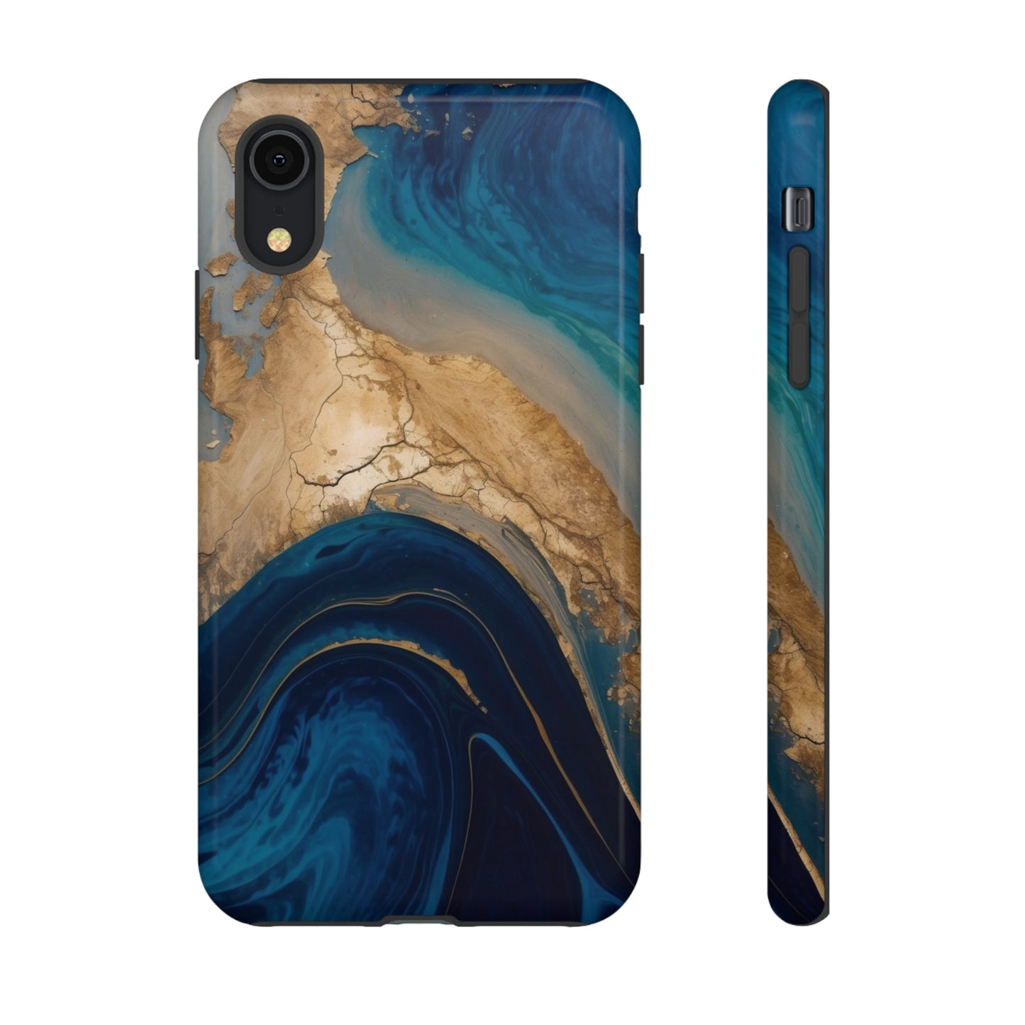 Golden Azure Swell - TOUGH PHONE CASE