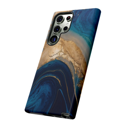 Golden Azure Swell - TOUGH PHONE CASE