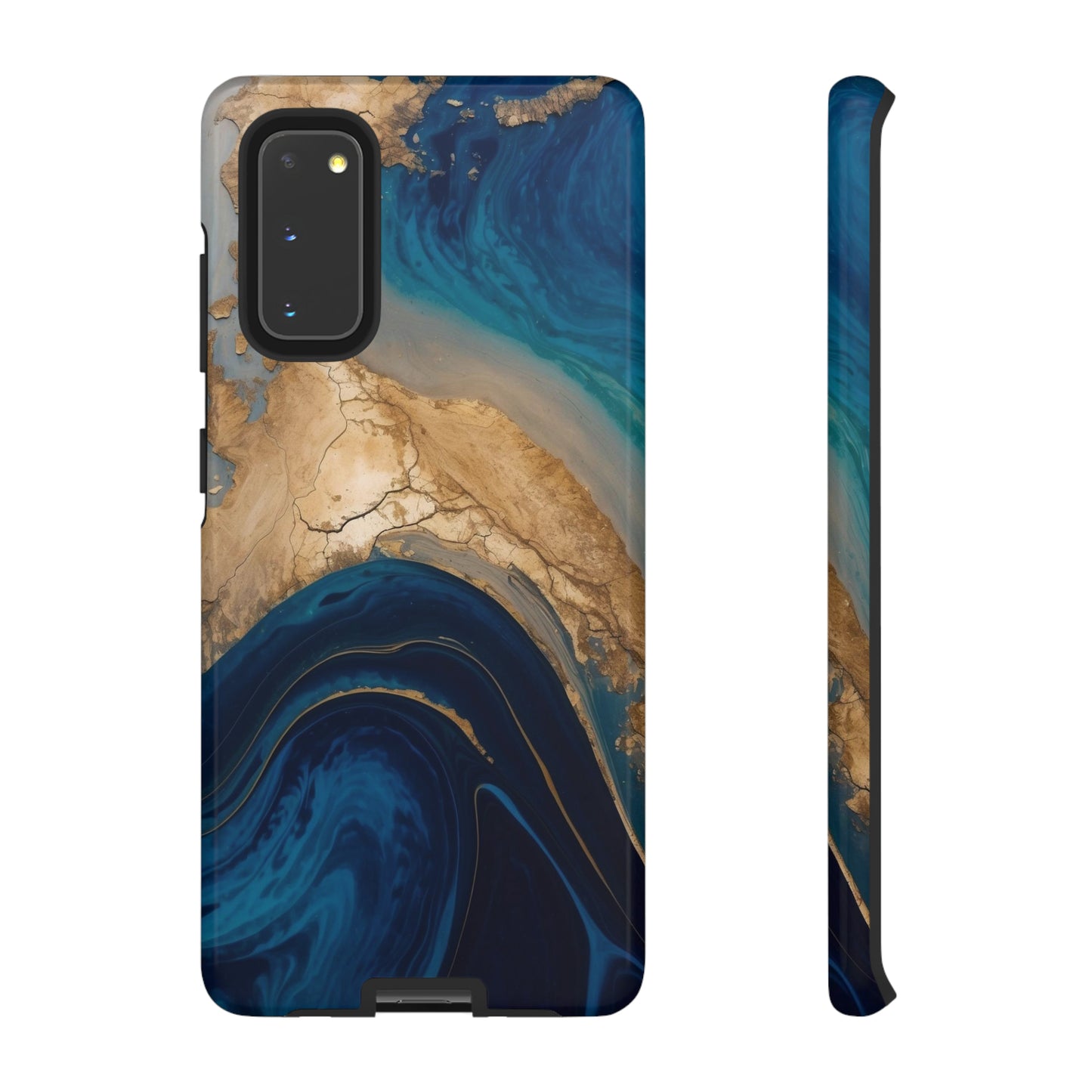 Golden Azure Swell - TOUGH PHONE CASE