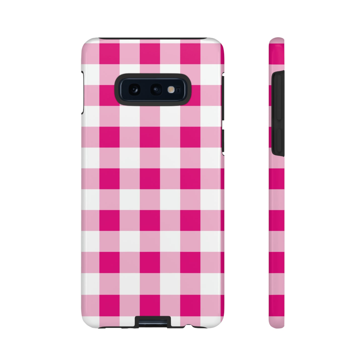 Pink Checkered - TOUGH PHONE CASE