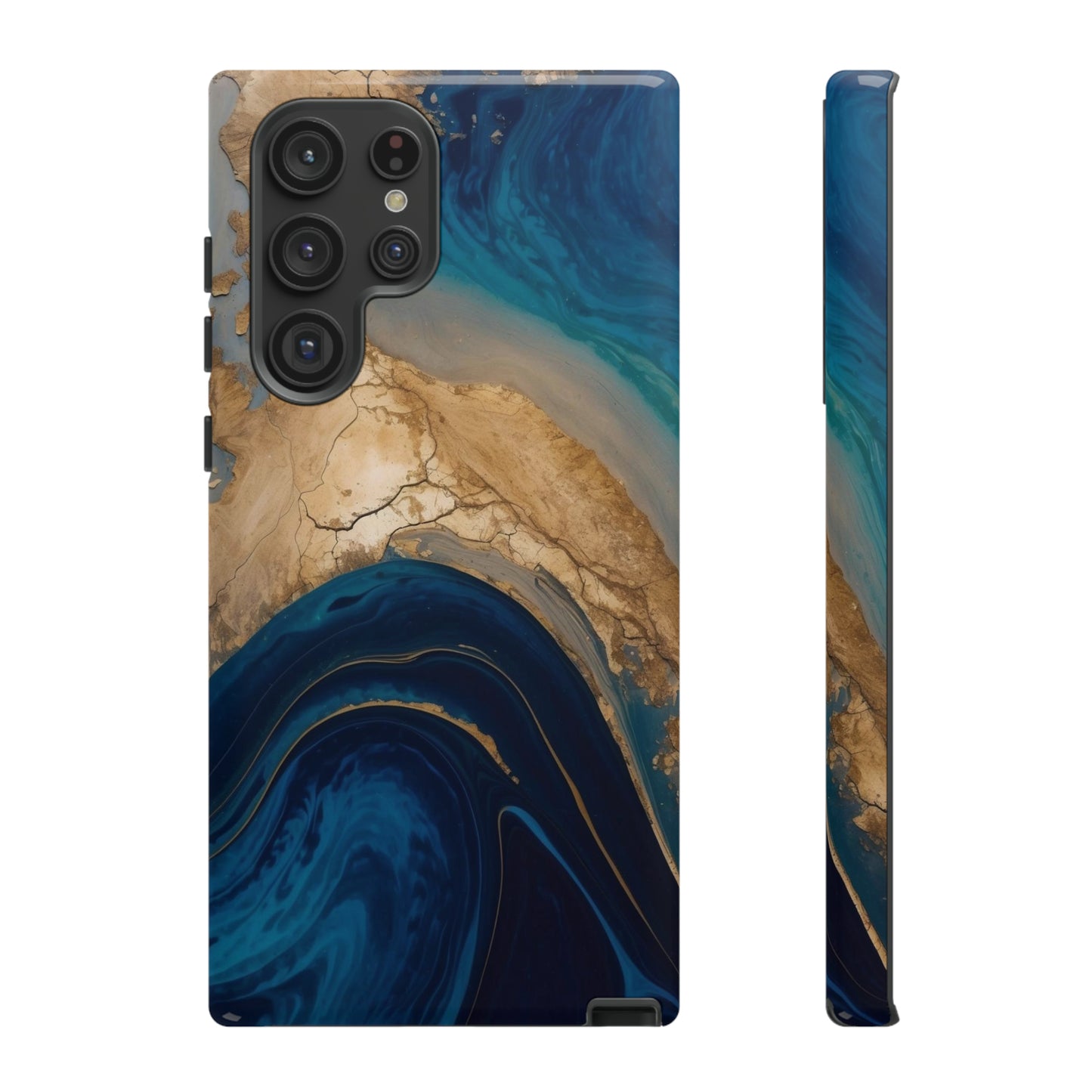 Golden Azure Swell - TOUGH PHONE CASE