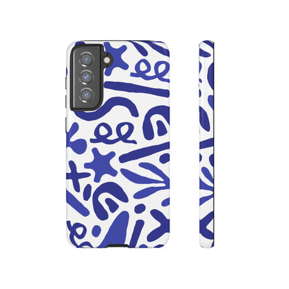 BlueSym Pattern - TOUGH PHONE CASE