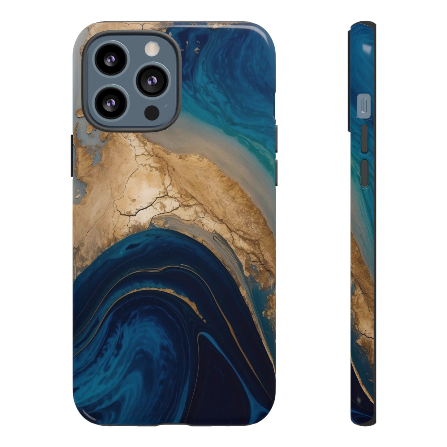 Golden Azure Swell - TOUGH PHONE CASE