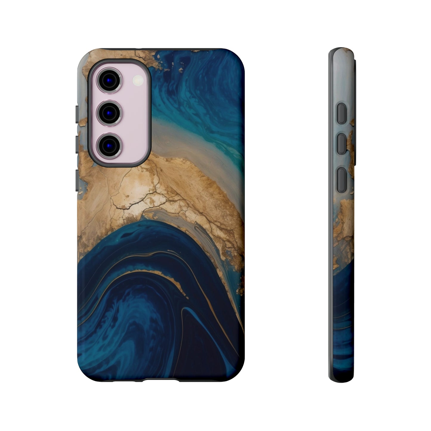 Golden Azure Swell - TOUGH PHONE CASE