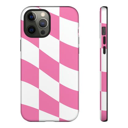 Rosy Gingham - TOUGH PHONE CASE