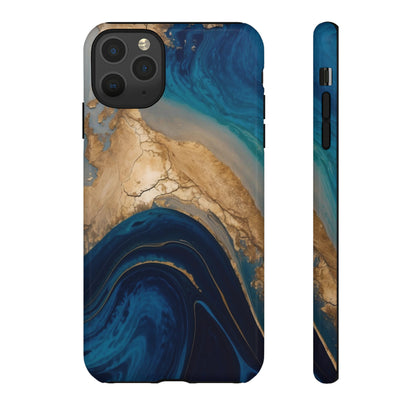 Golden Azure Swell - TOUGH PHONE CASE