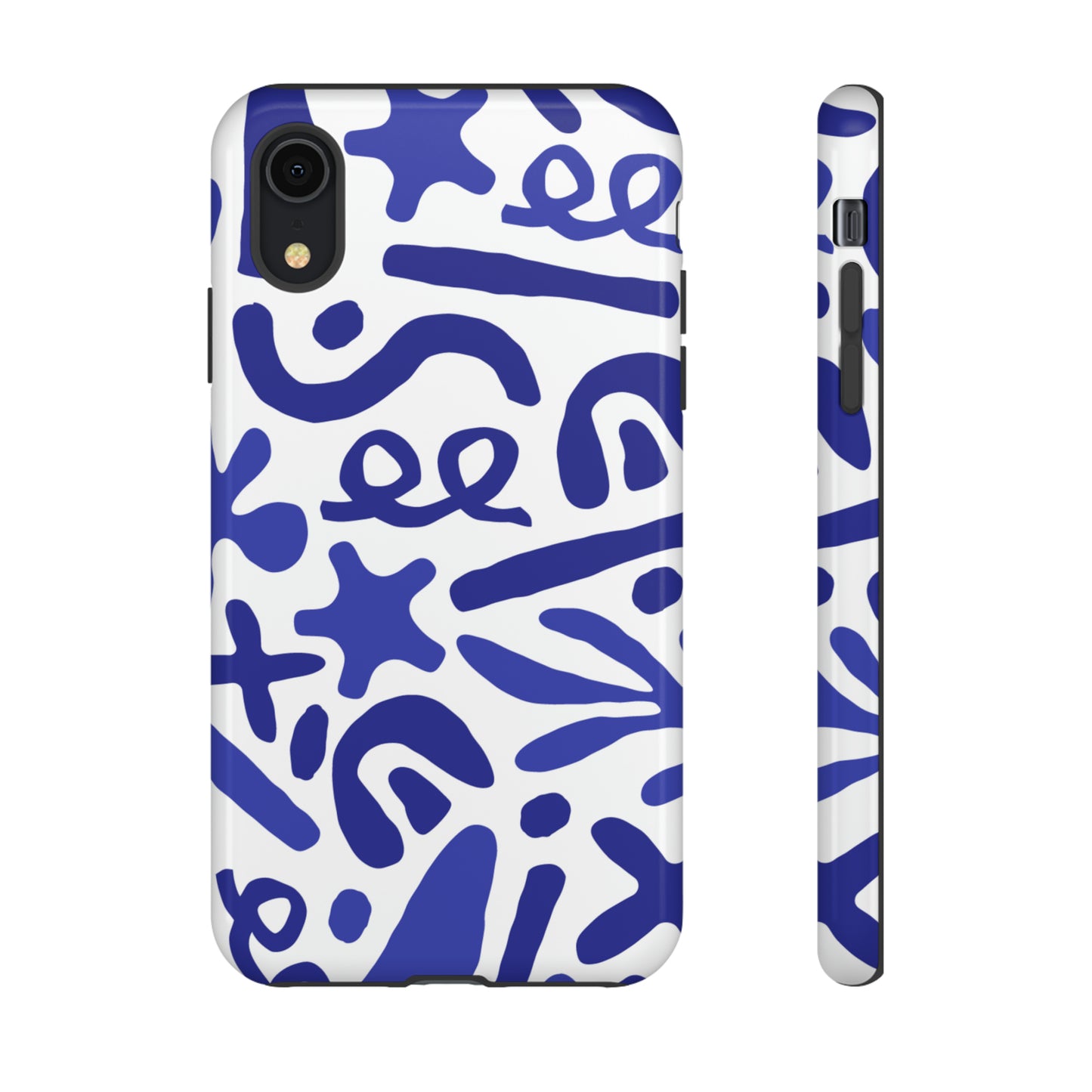 BlueSym Pattern - TOUGH PHONE CASE