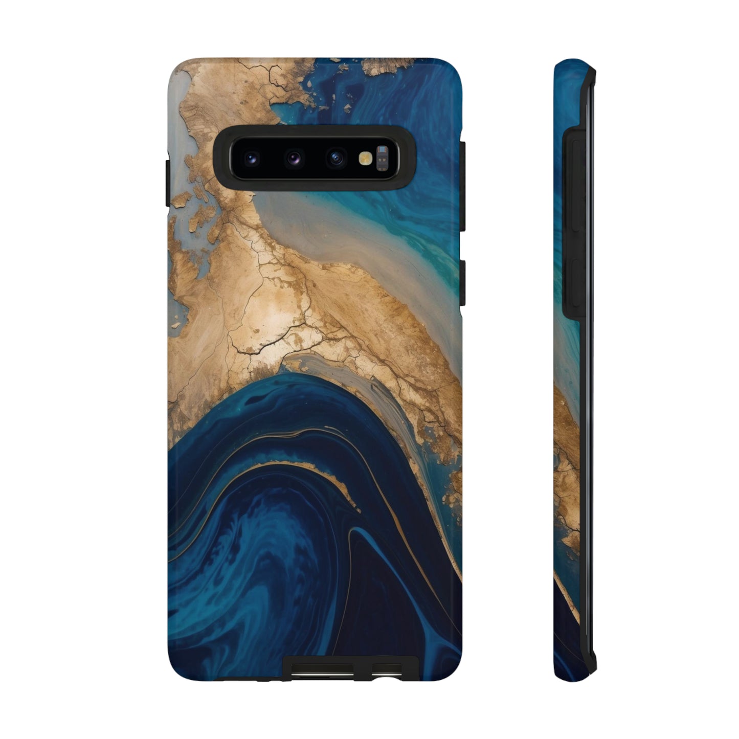 Golden Azure Swell - TOUGH PHONE CASE