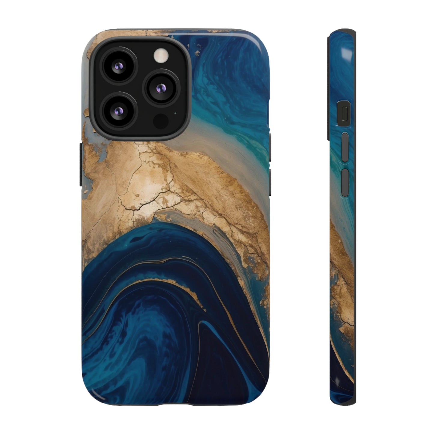 Golden Azure Swell - TOUGH PHONE CASE