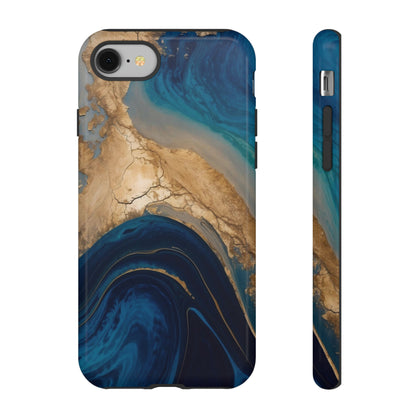 Golden Azure Swell - TOUGH PHONE CASE