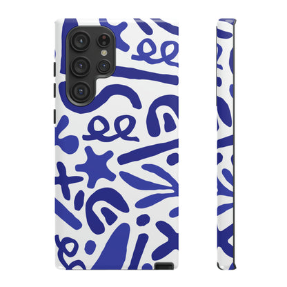 BlueSym Pattern - TOUGH PHONE CASE